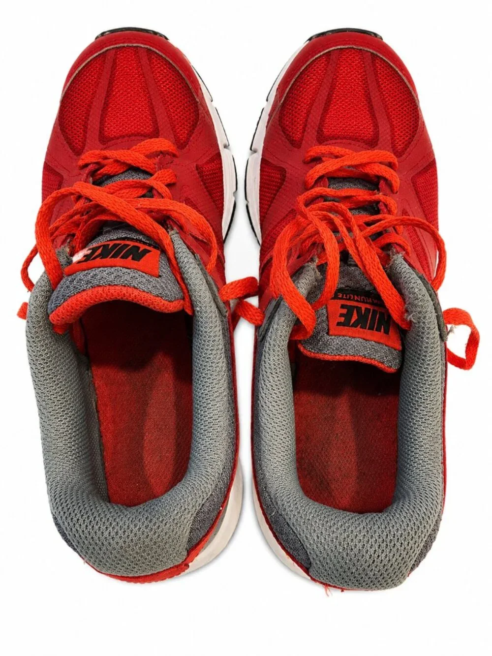 Nike Air Max Runner 4 Red Black Running Shoes Size 5.5Y Youth Women's Sneakers